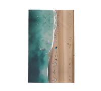 LiuMng Aerial View of The Beach - Asciugamano da cucina a nido d'ape ad asciugatura rapida, ultra assorbente, per la pulizia degli stracci da barista