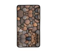 LiuMng Pebbles in The Beach Coral Fleece Towel, asciugamano ad alta assorbenza, in microfibra, asciugatura rapida, per casa, viaggio