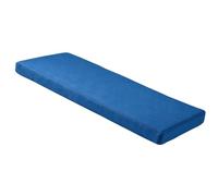 LIUNADM Cuscino per Panca Antiscivolo Sfoderabile Lavabile 20x200cm Blu | Cuscino Per Sedia Da Giardino Comodo Spesso Morbido Per Interni Ed Esterni