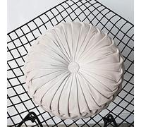 LIUNIAN Cuscino Rotondo Cuscino Decorativo Cuscino Pouf Cuscino Fatto a Mano Fiore Zucca Divano Letto Cuscino Auto Mat con Cuscino Inners 38 cm X 38 cm