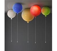 LIUNIAN Plafoniera a palloncino colorato Lampada a soffitto moderna semplice, Lampadario decorativo per camerette per bambini, 25 cm di diametro, con lampadina da 5W