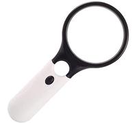 LIUNJHUY Lenti di ingrandimento Ausili per la Vista Lente di ingrandimento Portatile a LED con Luce Lente di ingrandimento ad Alta Potenza con Luce Illuminata Senza distorsioni per la Lettura Cucito