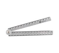 LIURONGNI Righello pieghevole Righello pieghevole Righello flessibile Righello geometrico Righello matematico Strumento di misurazione Lunghezza 0-30 cm