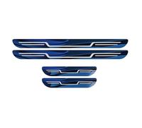LiuROSE 4 Pezzi Strisce Protettive per Battitacco Auto per BYD Tang/Tang(EV),Benvenuto Pedali Protezione Davanzale AntiGraffio Scuff Accessori,B-Blue