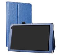 LiuShan Alcatel 1T Custodia, Slim Sottile Pieghevole con Supporto in Piedi Caso per 10" Alcatel 1T 8082 (Not Fit Alcatel 1T 7 inch 8068) Android Tablet,Blu