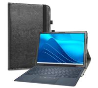 LiuShan Compatibile con Dell Latitude 7350 custodia staccabile, custodia in pelle PU sottile pieghevole con supporto per tablet Dell Latitude 7350 da 11,5" (non adatta ad altri tablet), nero