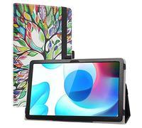 LiuShan Compatibile con Realme Pad RMP2103 Custodia,Slim Sottile Pieghevole con Supporto in Piedi Caso per Realme Pad 10.4 RMP2103 Tablet(Non per Altri Modelli),Love Tree