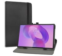 LiuShan Custodia per Lenovo Idea Tab Pro, 360 gradi di rotazione custodia in Pelle PU con supporto caso per Lenovo Idea Tab Pro TB373FU Tablet 12,7 pollici (2025) Android Tablet,Nero