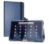 LiuShan Custodia per Lenovo ideapad Duet 3 chromebook,Slim Sottile Pieghevole con Supporto in Piedi Caso per Lenovo ideapad Duet 3 chromebook 10.9 Pollice 2 in 1(Modelli:11Q727),Blu