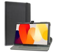 LiuShan Custodia per Redmi Pad SE,360 Gradi di Rotazione Custodia in Pelle PU con Supporto Caso per Xiaomi Redmi Pad SE/Redmi Pad 2/Lenovo Idea Tab TB-336/Tab K11 Gen 2 TB-336 11 inch Tablet,Nero