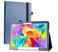 LiuShan Samsung Galaxy Tab S 10.5 Custodia, Slim Sottile Pieghevole con Supporto in Piedi Caso per Samsung Galaxy Tab S 10.5 Pollice T800 T805 Android Tablet,Blu