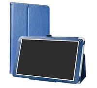 LiuShan SPC Heaven 10.1 Custodia, Slim Sottile Pieghevole con Supporto in Piedi Caso per 10.1" SPC Heaven 10.1 Android Tablet,Blu