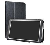 LiuShan SPC Heaven 10.1 Custodia, Slim Sottile Pieghevole con Supporto in Piedi Caso per 10.1" SPC Heaven 10.1 Android Tablet,Nero