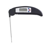 Liusj JUnst Feiyx Termometro digitale da cucina, termometro per alimenti, con schermo LCD retroilluminato, pieghevole, sonda lunga, perfetto, per carne, friggere, cuocere, cucinare all'aperto