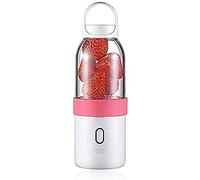 Liusj JUnst Frullatore portatile per frutta, piccolo frullatore ricaricabile tramite USB, facile da pulire, per casa, cucina, sport, viaggi, attività all'aperto