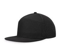 LiuSuper XXL Snapback Cappelli da uomo, cappello piatto da uomo, cappello da camionista regolabile in rete per donne grande testa, nero, taglia unica