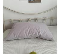 LIUXIN 1 pz Federa per Cuscino Rettangolare in Puro Cotone con Motivo Floreale, per Una Persona, Chiusura a Busta, Morbida e Confortevole