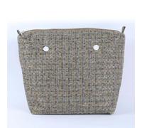 LIUXIN 1 pz. Inserto Interno in Tessuto di Lino per Organizer Classico Mini Obag Mini O Bag, Accessorio per Borsa da Donna