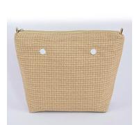 LIUXIN 1 pz. Inserto Interno in Tessuto di Lino per Organizer Classico Mini Obag Mini O Bag, Accessorio per Borsa da Donna