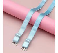 LIUXIN 2 Paia di Spalline Regolabili Color Caramella per Reggiseno, Accessori, Cinturino Elastico Alto con Fibbia di Regolazione in Metallo per Biancheria Intima