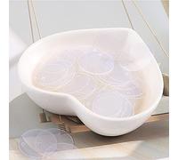 LIUXIN 200 Pz/Lotto Paillettes Trasparenti 20mm Grandi Paillettes Rotonde Cucito Mestiere con Foro Laterale per Indumenti Accessori Fai da Te