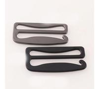 LIUXIN 4 Pezzi Fibbia in Metallo Canna di Fucile/Nero 38 mm/50 mm Ganci G Cinturino Scorrevole in Lega di Zinco Gancio G, Fermagli in fettuccia con Impugnatura in Pelle