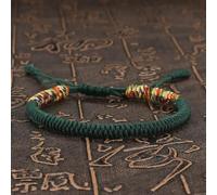 LIUXIN Bracciale Unisex Intrecciato Fatto a Mano con Nodo King Kong, Braccialetti Colorati con Corda per Donne e Uomini Amanti, Gioielli Portafortuna