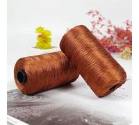 LIUXIN Filato Estivo all'Uncinetto a 2 Bobine, fettuccia di Raso, Filato Fantasia Misto, per Fai da Te, Cappelli, Borse, Maglioni per Bambini, Cappelli, Abbigliamento, Cucito