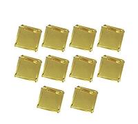 LIUXIN Fogli Foglia Oro 24 carati 100 Pezzi 8 x 8 cm Puro Viso Genuino per Cucinare Torte e cioccolatini Decorazione Salute e Spa