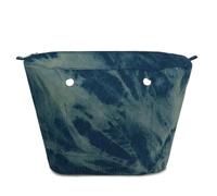 LIUXIN Mini Denim Tessuto Impermeabile Denim Tasca Interna per O Bag Inserto Fodera per Obag Borse da Donna Borsa a Mano