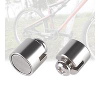 LIUYIDM 2 Pezzi Argento Magnete a Raggi magnetici,Biciclette Tachimetro Magneti,Raggi Ruote Magneti,Magnete Universale per Computer,Ciclismo Parti di Ricambio,per Misurare la Distanza di velocità