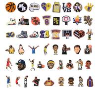 LIUYIDM 50 Pezzi Fascino della Scarpa,Decorazione dello Zoccolo Decorazioni delle Scarpe in PVC Fibbie della Miniera,Cartoon Anime Gioco Charms Accessori Della Scarpa per Ragazzi Ragazze