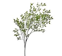 Liuyoyo 2 pezzi di rami artificiali di bambù di Nantian, 100 cm di finta vegetazione steli finti bouquet di eucalipto, bouquet di piante in plastica di seta sintetica