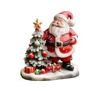 Liuyoyo Statuette Natalizie di Babbo Natale, Statuette Natalizie in Miniatura, Mini Ornamento di Babbo Natale, Micro Paesaggio Natalizio Statuette Natalizie Dell'Albero di