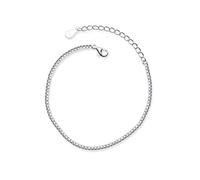 LIUYUYOUGO Bracciale Da Donna Braccialetti Da Tennis In Argento Sterling 925 Per Donna Braccialetti Con Zirconi Cubici Da 3 Mm Regolabili Per L'Eternità Da Donna Gioielli In Argento De