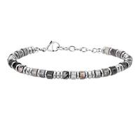 LIUYUYOUGO Bracciale Pietre Naturali Bracciale Da Uomo Con Perline Di Cristallo 4 Mm Pietra Naturale Perline A Botte Braccialetto Di Protezione Regolabile Gioielli Con Pietre Preziose Regali Per Fid