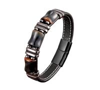 LIUYUYOUGO Bracciale Pietre Naturali Bracciale In Pelle Con Occhio Di Tigre Per Uomo Moda Multicolore Pietra Naturale Protezione Cristalli Braccialetti Perline Di Pietre Preziose Energetiche Uniche