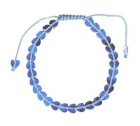 LIUYUYOUGO Bracciale Pietre Naturali Bracciale In Pietra Naturale Per Donna Braccialetti Con Perline Di Cristallo A Forma Di Cuore Braccialetti In Corda Intrecciata Fatti A Mano Yoga Chakra Energia