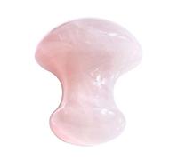 LIUZIIHAYIN - Rullo di giada al quarzo rosa con fungo e pietra di giada, strumento per massaggio viso per la bellezza umana