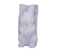 LIUZIKUN Stampo per Candele a Forma di Animale 3D, Stampo per Candele a Forma di Cane e Gatto per Ornamenti in Gesso, Decorazioni per la casa, colata di Resina epossidica