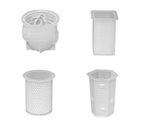 LIUZIKUN Stampo per Sapone Fatto a Mano in Silicone per Candele a Forma di api 3D, Stampo Esagonale in Resina e Gesso