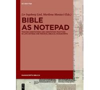 Liv Ingeborg Lied Bible as Notepad (Copertina rigida) Manuscripta Biblica