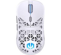 ENDORFY LIV Plus Wireless Onyx White, mouse da gioco bianco, mouse wireless, stazione di ricarica in set, design ultraleggero (69 g), massimo 26.000 DPI, PixArt PAW3395, 2,4GHz, BT, USB-A, EY6A017