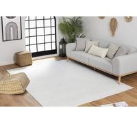 Livabliss Lenox Tappeto da Esterno ed Interni Tappeto Esterno Terrazzo Moderne, per Giardino, Balcone, Stile Boho Tappeti Ampi Dimensioni, 160x220 cm Bianco