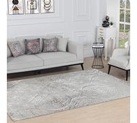 Livabliss Meknes Tappeto Vintage Tappeto per Soggiorno, Corridoio, Cucina Tappeti Salotto Classico, Orientale, leggera Manutenzione Pelo Corto, Grande, 120x170 cm Beige Chiaro