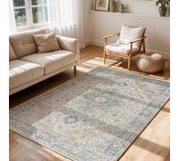 Livabliss RIVER Alfombra Tradicional 160x213cm - Sala de Estar/Comedor | Rectangular | 100% Poliéster | Tejida a Máquina | Fácil Cuidado