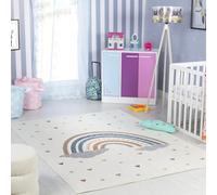 Livabliss Tappeto Rainbow Kids Area - 140x200 cm - Crema