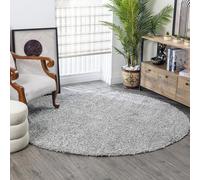 Livabliss Tappeto Shaggy Home Ampio Tappeto Salotto Moderno, Sala da Pranzo, Morbido Tappeti Shaggy per Camera da Letto, Motivo Astratto Berbero Peloso, leggera da Pulire, 160 cm Grigio