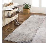 Livabliss Utrecht Tappeto Salotto Moderno Astratto Tappeto Soggiorno, Camera da Letto, Pranzo Moderni Tappeti Effetto Marmo, Morbido e Pelo Corto, Ampio 80x150 cm, Avorio, Grigio e Blu