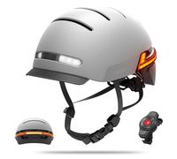 LIVALL Casco Bici Bluetooth con luce led, Casco da Bici Smart con Altoparlanti e Microfoni, Telecomando e Sistema di Allarme SOS, per Adulti Uomo Donna, Impermeabile